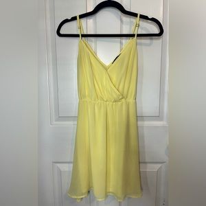 Forever 21 Yellow Mini Sundress